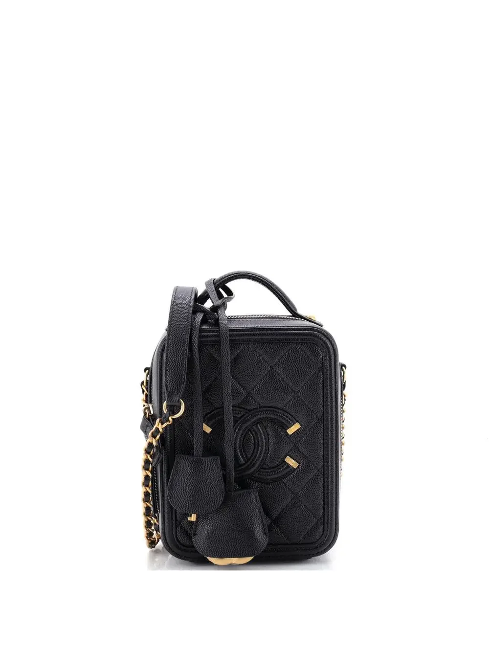 Chanel Filigree Vertical Vanity Case #222422C43B